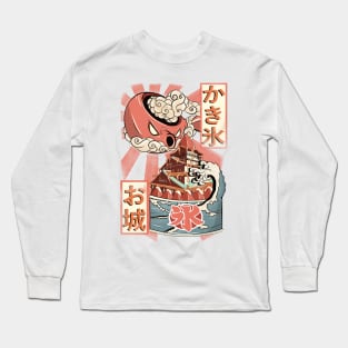 Japanese ice cream and radiant teapot Long Sleeve T-Shirt